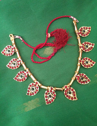 Bharatanatyam hot sale short necklace